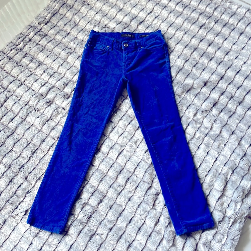 Blue corduroy pants